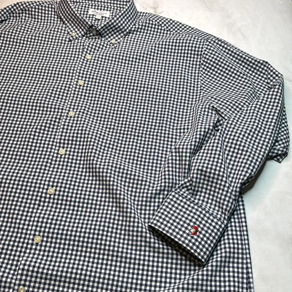 PETER MILLAR Crown Camley Performance Poplin Sport Shirt - Gasparilla Golf Club